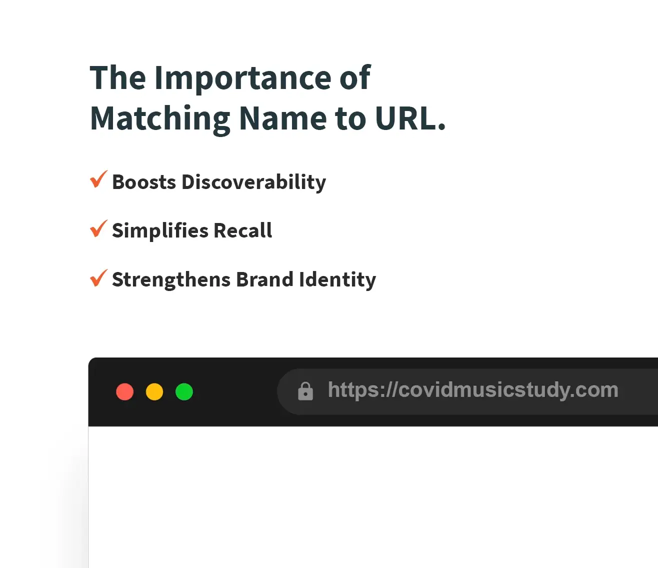 name and url matching