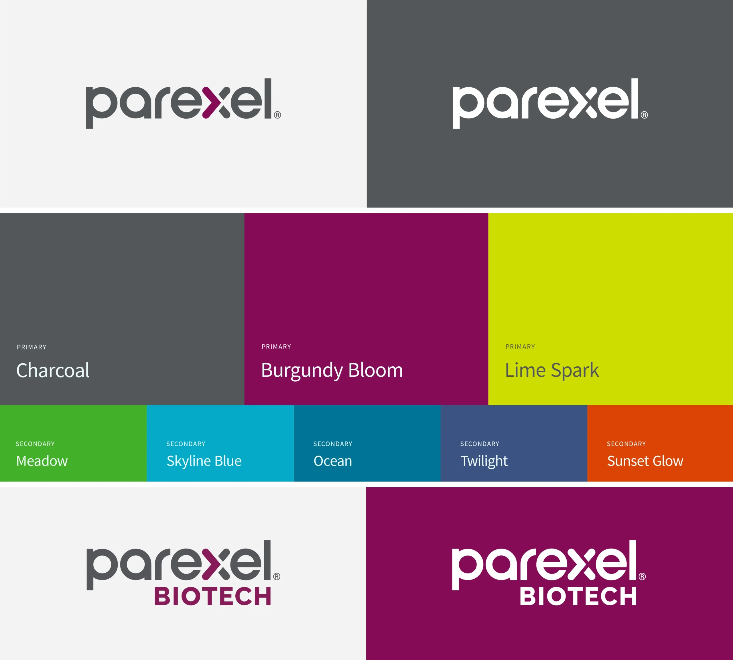 Parexel Visual Identity - logos