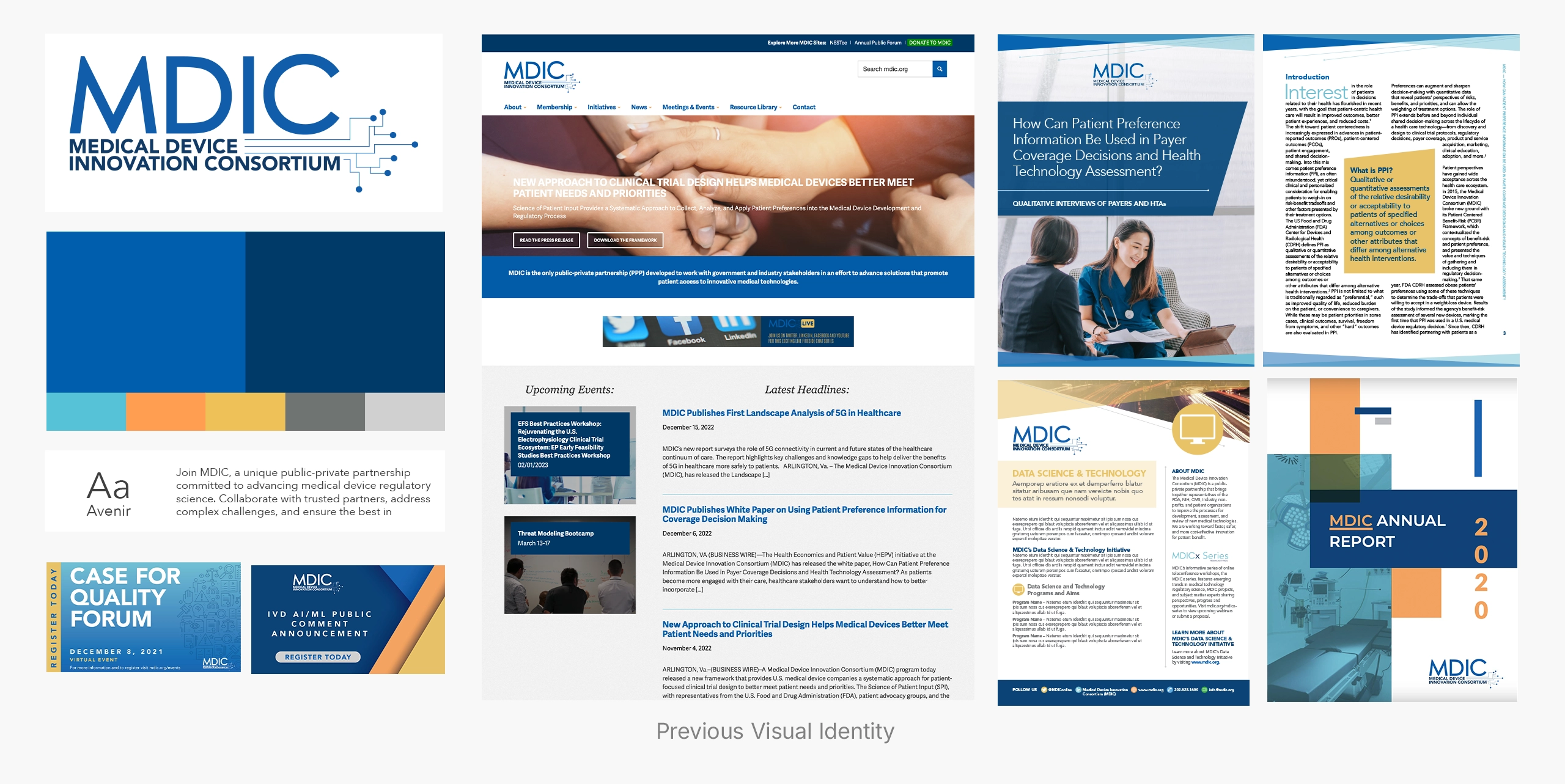 Medical Device Innovation Consortium (MDIC) original brand identity