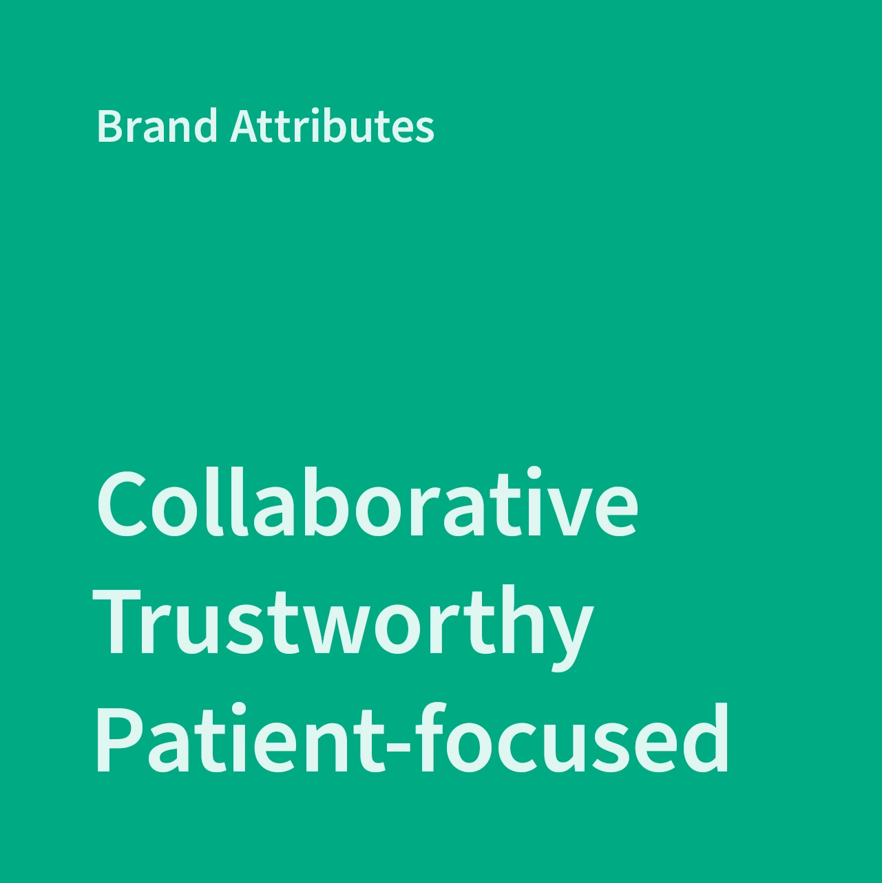 Medical Device Innovation Consortium (MDIC) brand attributes
