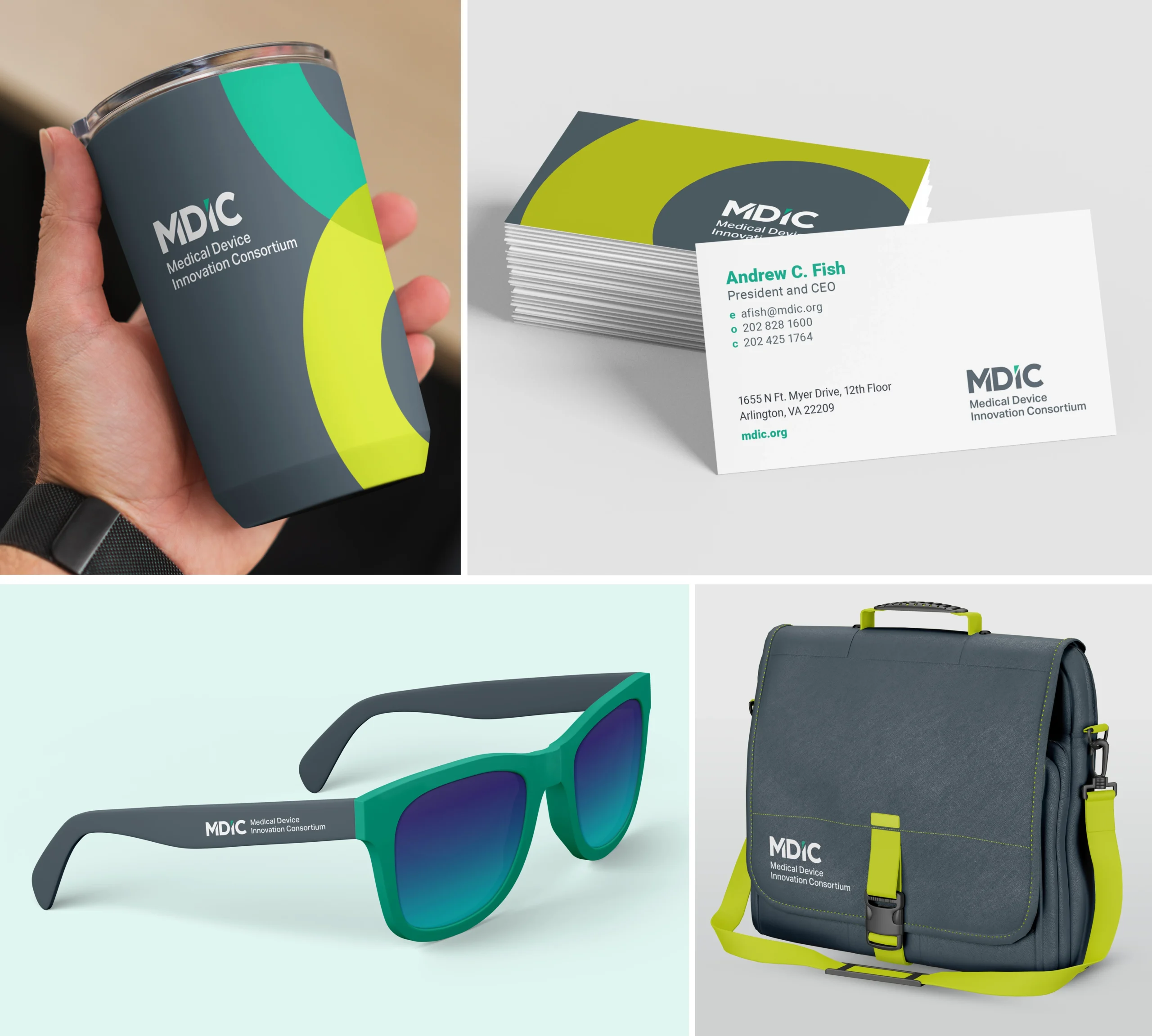 Medical Device Innovation Consortium (MDIC) Visual Identity Swag